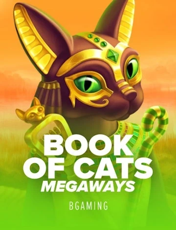 BGaming Book of Cats Megaways slot at Fortunica Casino, RTP 95.77%